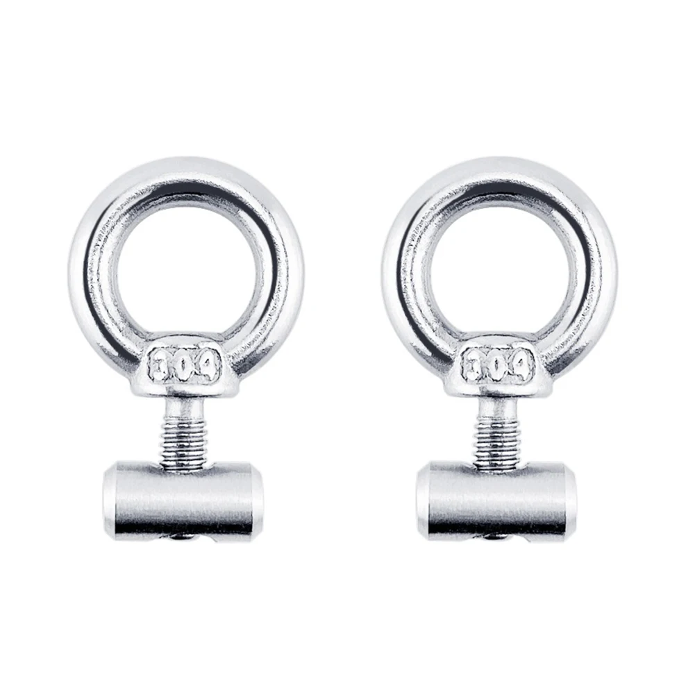 

2pcs Lifting Eye Nut Fastener 304 Stainless Steel for Boat Caravan Camper Screws Kayak Track Mount Screw