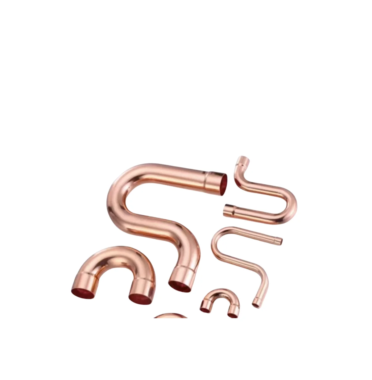 

Inside Diameter:38-54mm P-type Oil Trap Copper Welding Elbow Air Conditioning Refrigeration Accessories