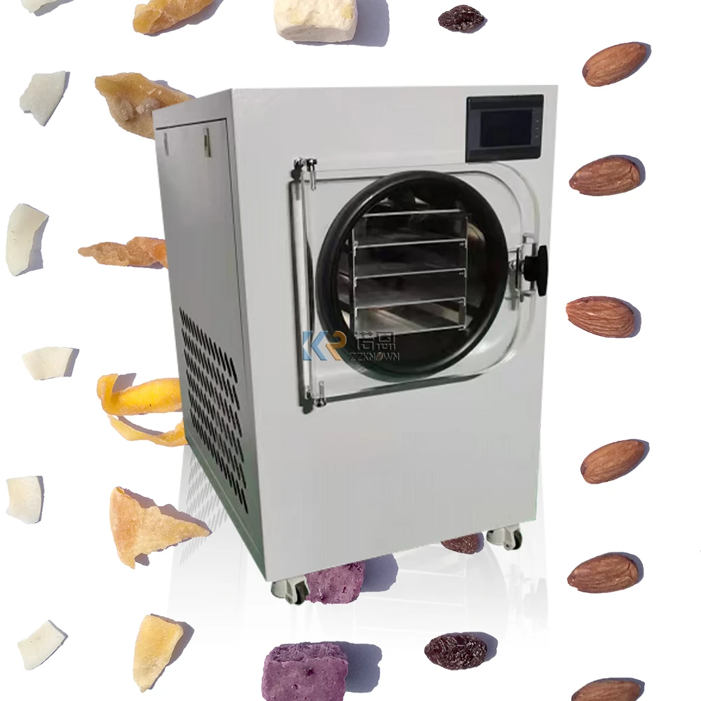 OEM 1-8kg Vacuum Fruit Freeze Drying Dried Machines for Sale Mini Vegetables Lyophilizer Food Freezer Dryer images - 6