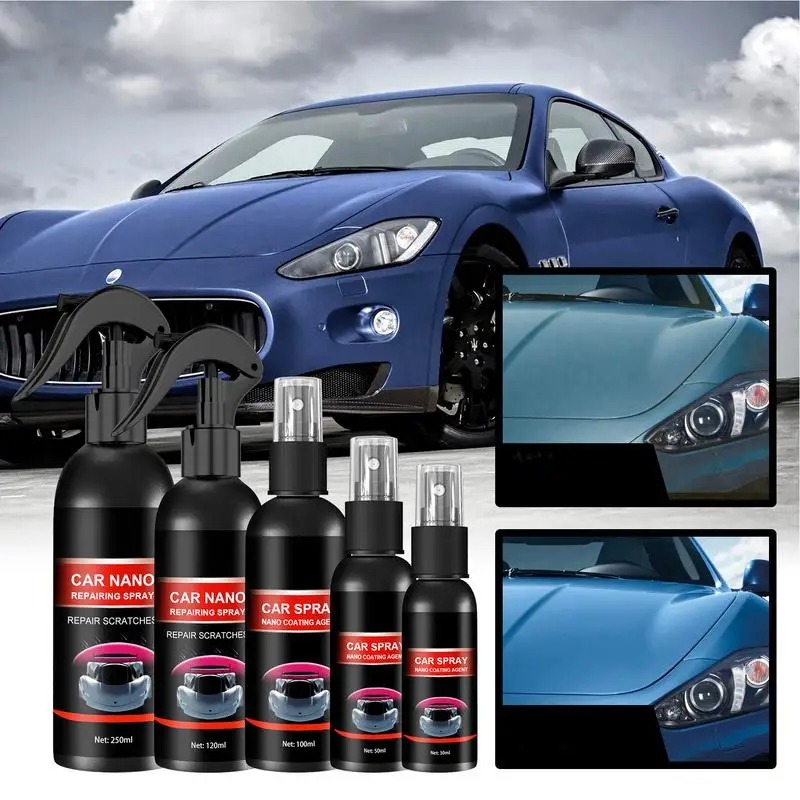 

Нано-спрей для ремонта царапин автомобиля, керамическое покрытие для автомобиля, защита от дождя, стекла, пластика, восстанавливающий инструмент, герметик для краски автомобиля