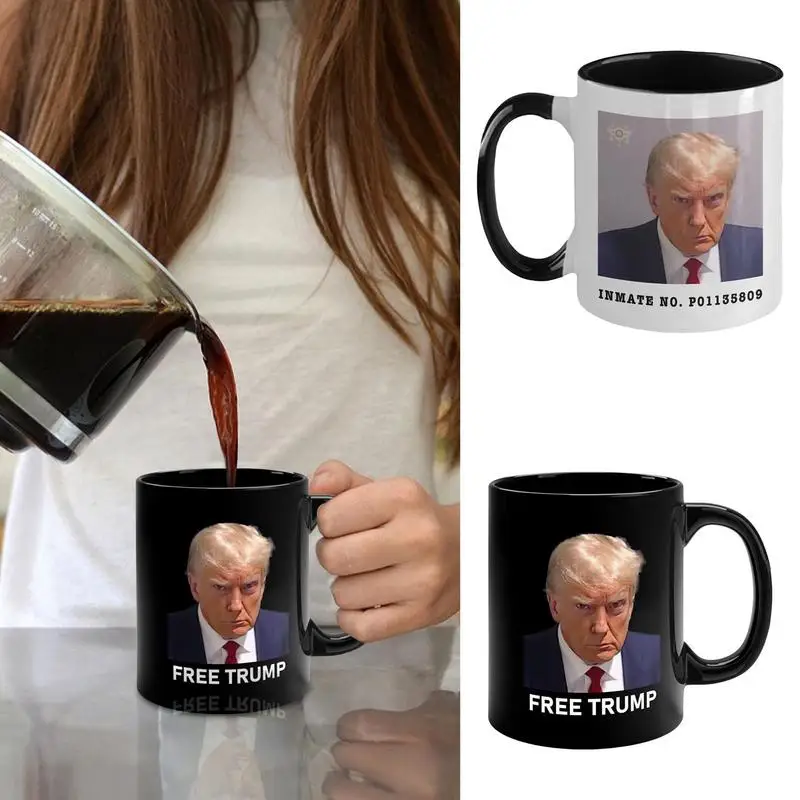 

Trump Mugshot Mug Creative Novelty Ceramic Mugs Custom Funny Coffee Cups Fade Resistant Pro Trump Mugs For Birthday Christmas
