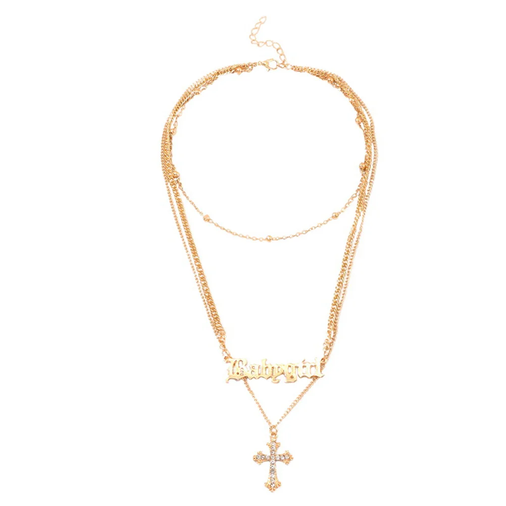 

Friendship Necklaces Y Clavicle Necklace Cross Pendant Necklace Accessories Christian Necklace Christian Jewelry Gift Woman