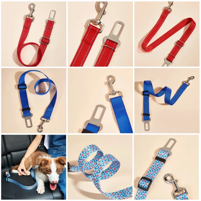 Автомобильный дорожный ремень безопасности для собак прочный нейлоновый