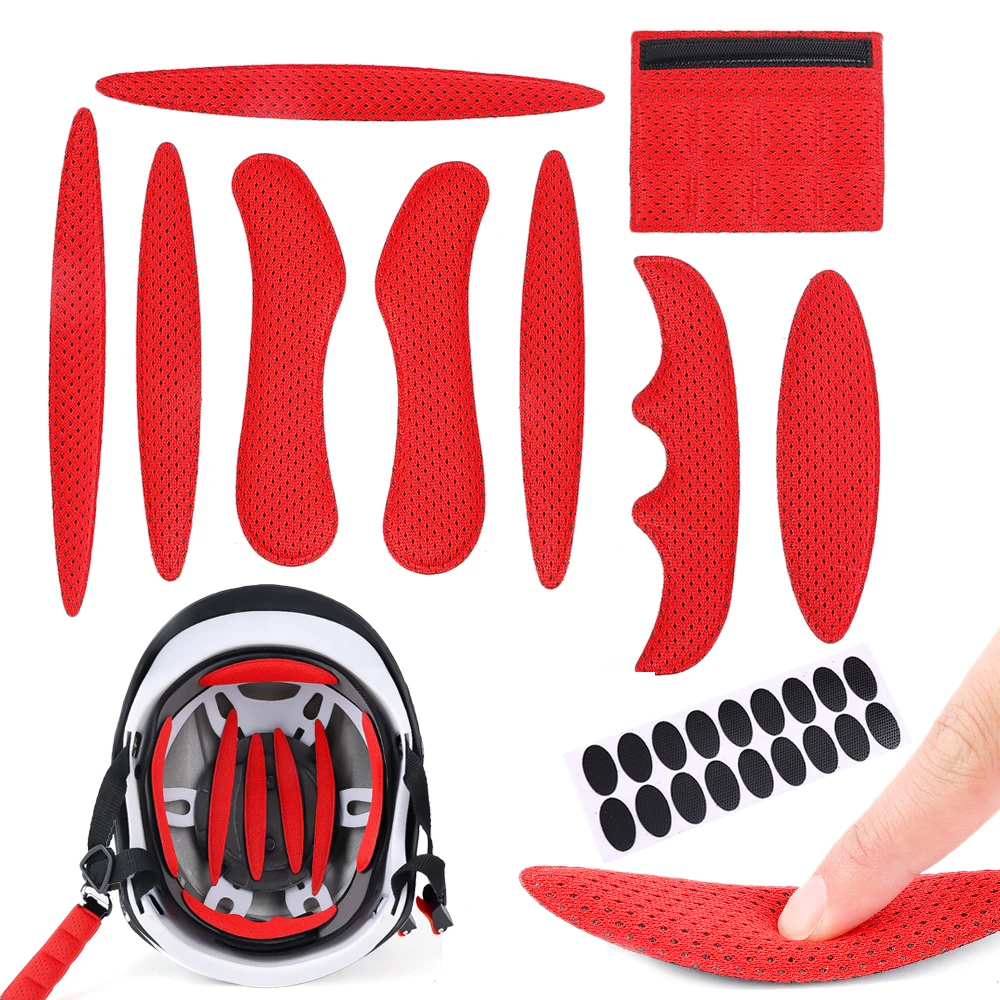 

Helmet Inner Padding Kit Sponge Sealed Foam Replacement Pad For Motorcycle Bicycle Cycling Helmet Inner Liner Anti-collision,