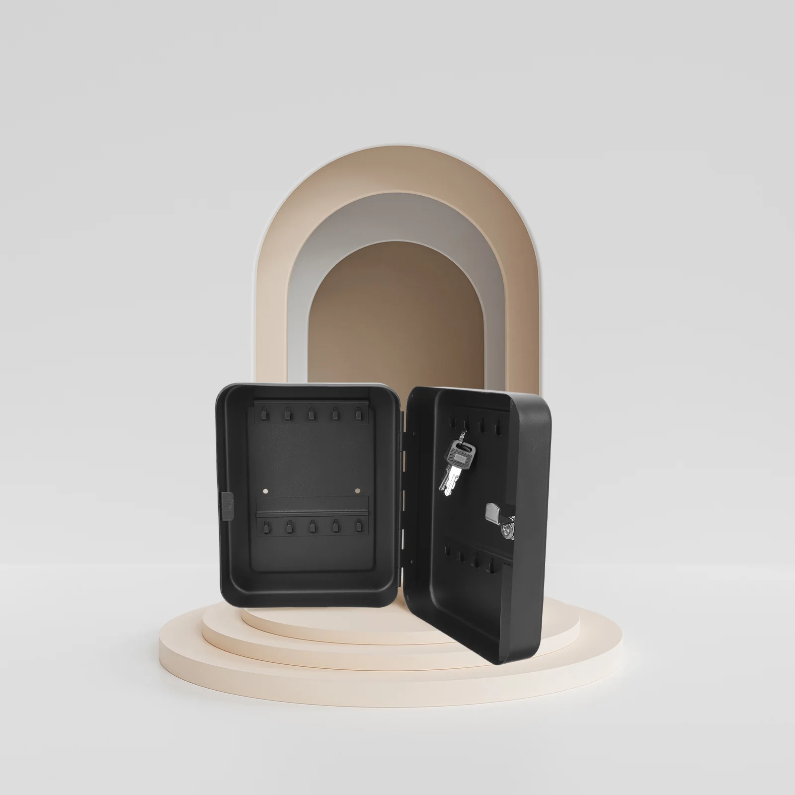 

Key Cabinet Storage Case Lock Holder Security Organizer Multi-slots Wall Mounted Metal Lockers