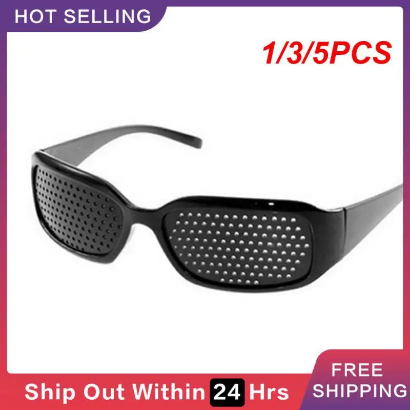 

1/3/5PCS Glasses Lightweight And Comfortable To Wear 142*40*32mm Pinhole Glasses Anti-fatigue Eyewear Reduce Stress 25g