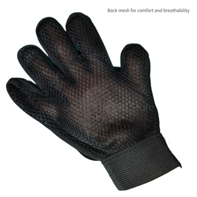 Haustier Handschuh Katze Pflege Handschuh Katzen haar Enthaarung bürste Handschuhe Hunde kamm für Katzen Bad Haarentferner saubere Massage bürste für Tier 5