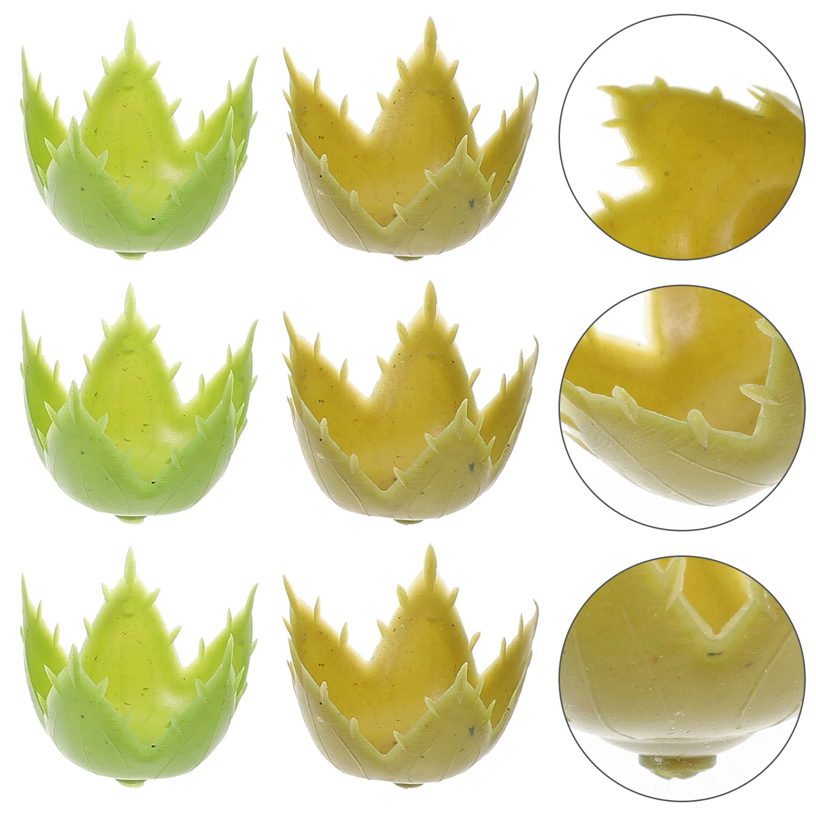 

1 Pack of Rose Floral Sepals DIY Flower Sepals Accessories Plastic Flower Calyxes Receptacles