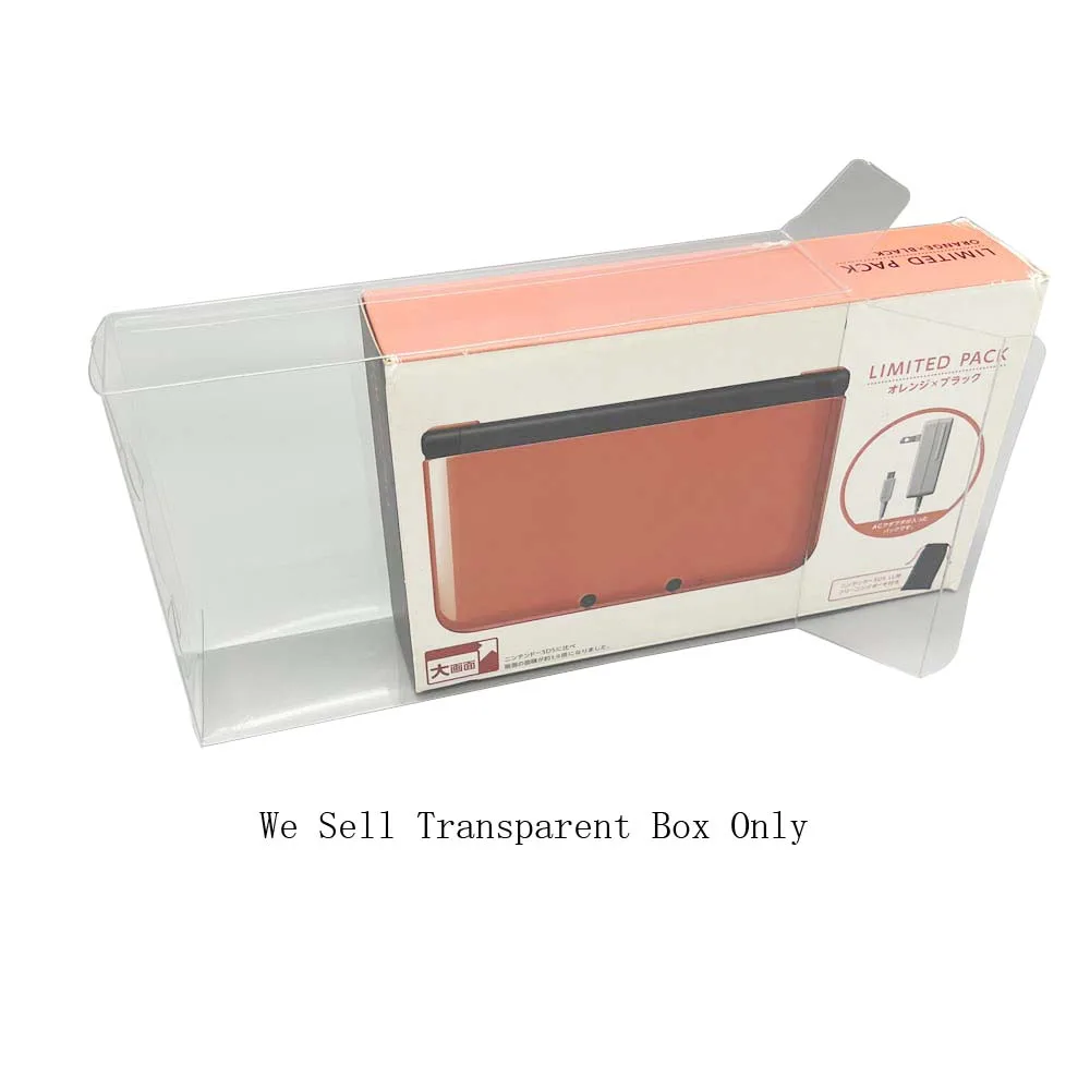 Фото Прозрачная защитная коробка для 3DS LL, японская версия, чехол для хранения дисплея №1