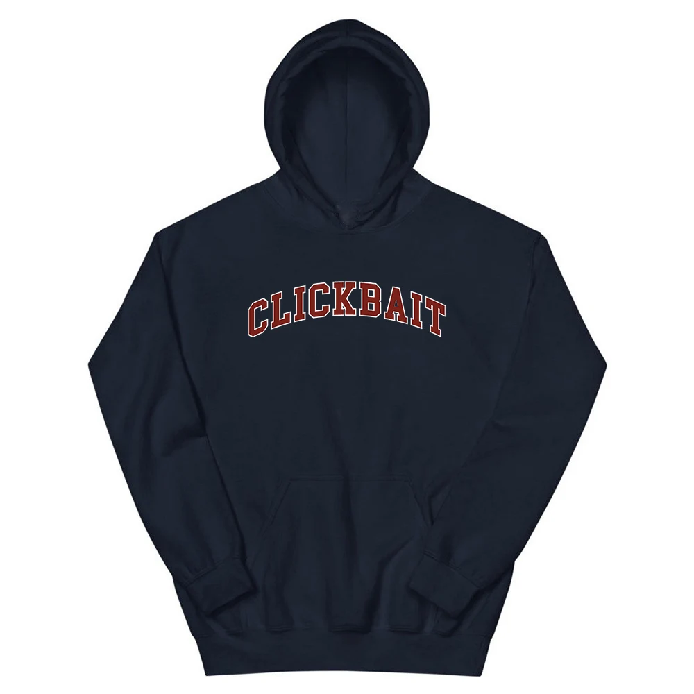 Дэвид Добрик CLICKBAIT Merch Толстовка с длинными рукавами Женская и мужская толстовка