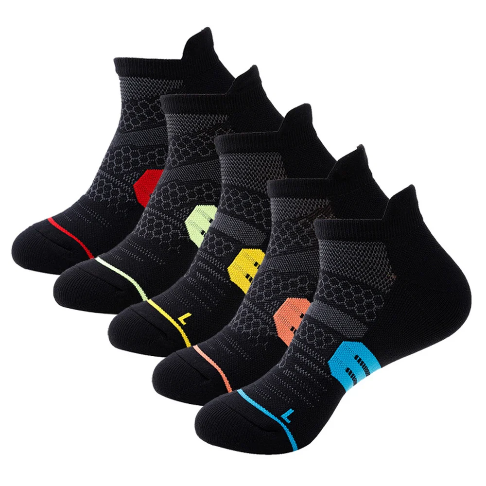 2022 New Style High Quality Men Sport Socks Athletic Breathable Casual Compression Socks Male Quick Dry Short Socks