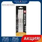 Набор белых гелевых ручек Sakura Gelly Roll 05,08,10