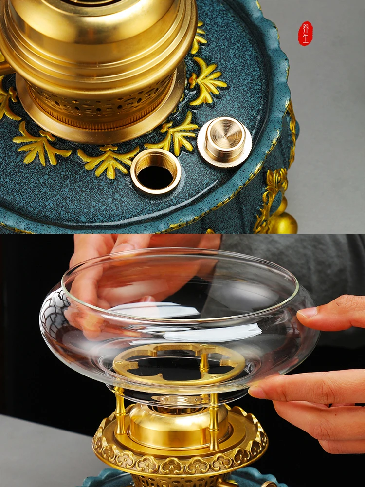 Керосиновая масляная лампа чайная плита настольный обогреватель для чая бойлер