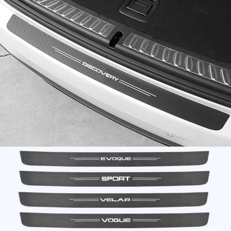 Автомобильная дверь наклейка для порога задний багажник защитная лента наклейки