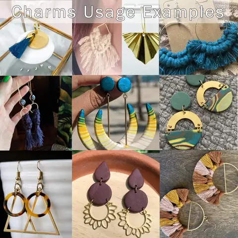 Кожаные заглушки для шнура 14K позолоченные