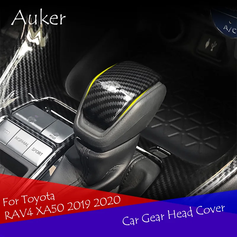 Для Toyota RAV4/XA50 Highlander 2019 2020 2021AT ручка переключения рулевого механизма автомобиля Обложки отделка Наклейки Украшение Аксессуары для стайлинга автомобиля