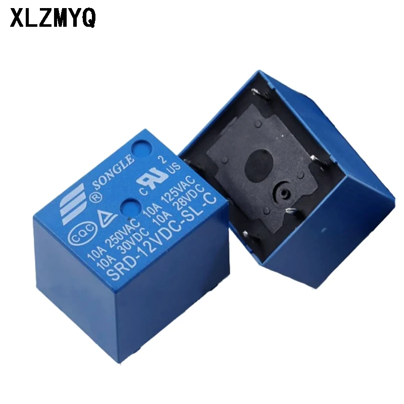 20 шт. реле мощности SRD-05 в 06 09 12 В 24 48 постоянного тока-реле Φ 10 переменного тока 5