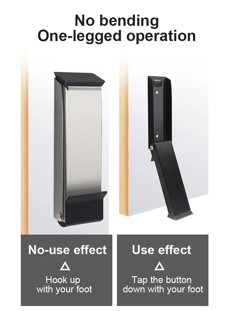 Дверные ограничители самоклеящиеся открывания двери из нержавеющей стали без