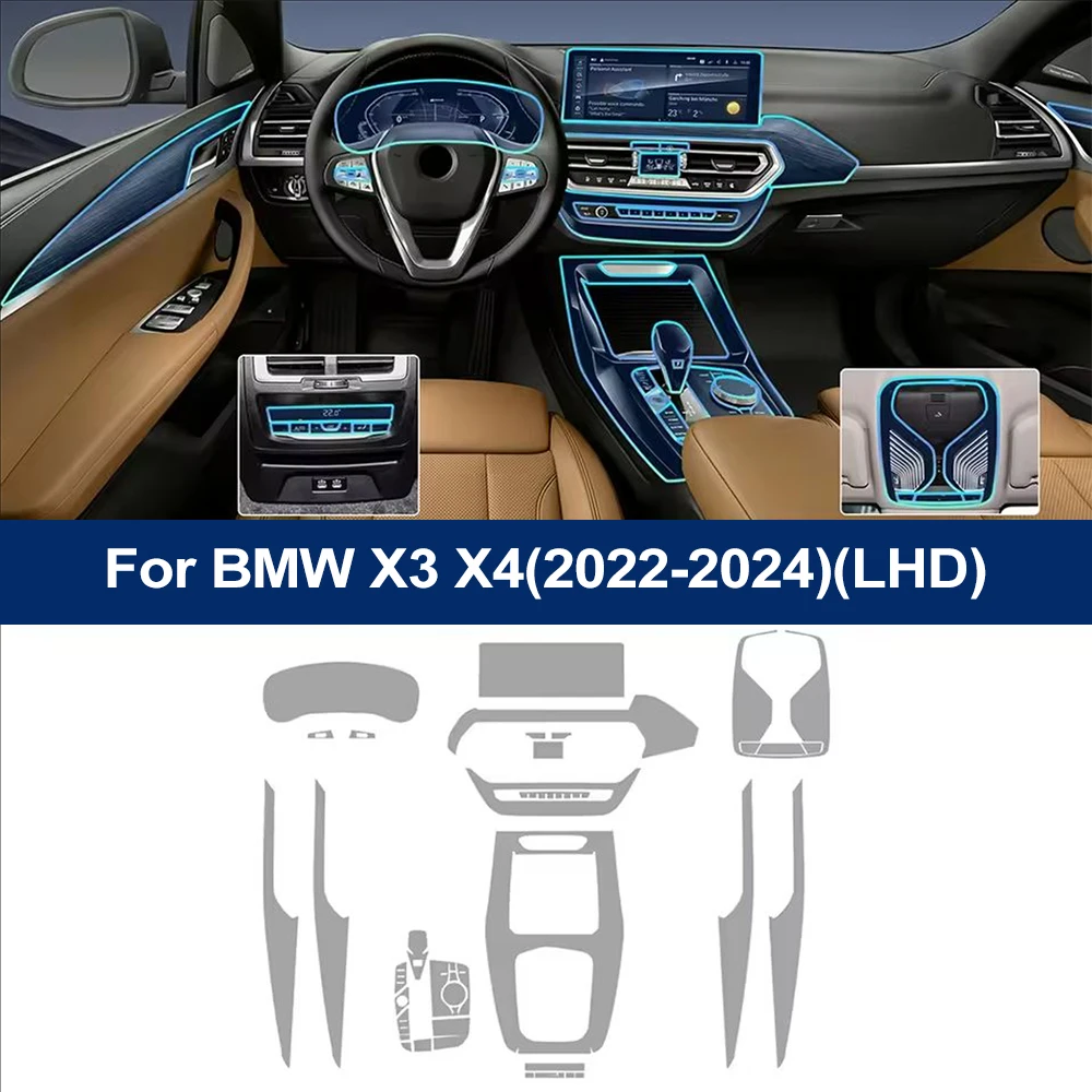 

Защитная Пленка Для Навигационного Экрана BMW X3 X4 G01 G02, ТПУ, Прозрачная, Самовосстанавливающаяся, От Царапин
