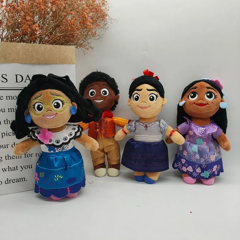 

Encanto Plush Toys Flower Girls Isabella Madrigal Dolls Mirabel Luisa Charm Dress Kawaii Plush Toys For Kid Princess Gift