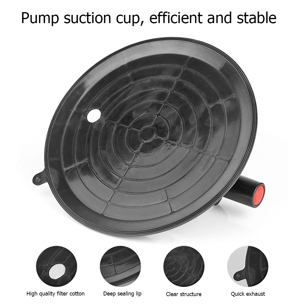 

8 Inch Air Pump Vacuum Suction Cups Powerful Heavy-Duty Glass Lifter Handling Ceramic Tile Glass Large Plate Suction Strong Hand
