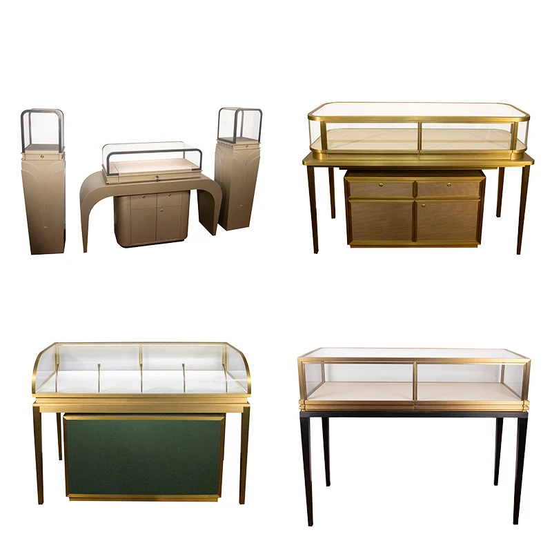 На заказ. Современный стеклянный шкаф из нержавеющей стали на заказ витрина для