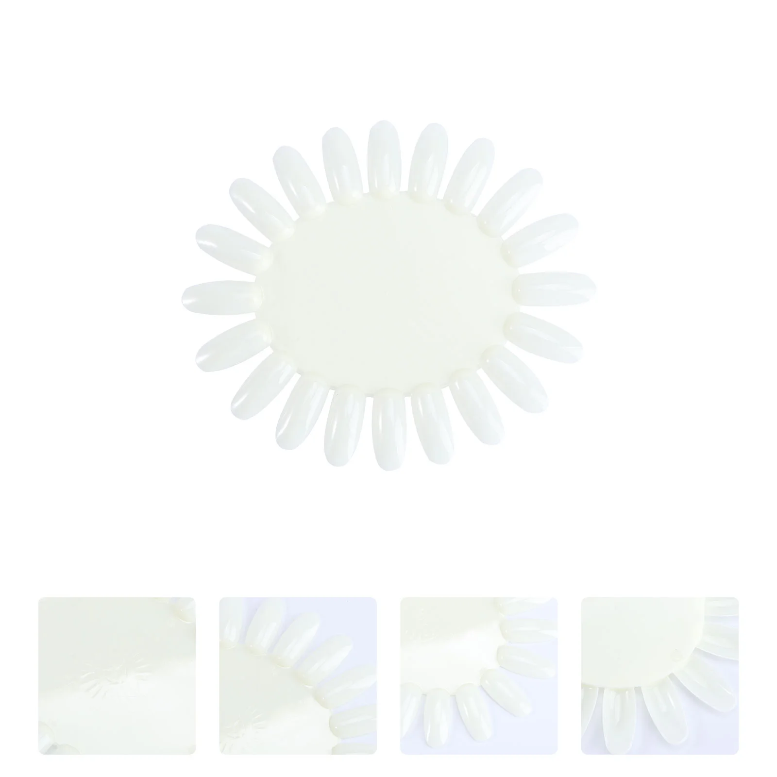 

Nail Display Board Practice Polish Color Wheel Templates Tool Sticks Acrylic Plates Transparent Colored Stand Tips White