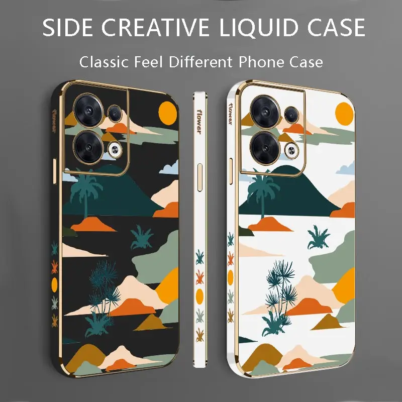 Роскошный чехол для OPPO Reno 8Pro 8T 8 10 10Pro 9ProPlus 9 6Lite 6Z 6proplus 7 7Lite 7Z 5 5Pro 4