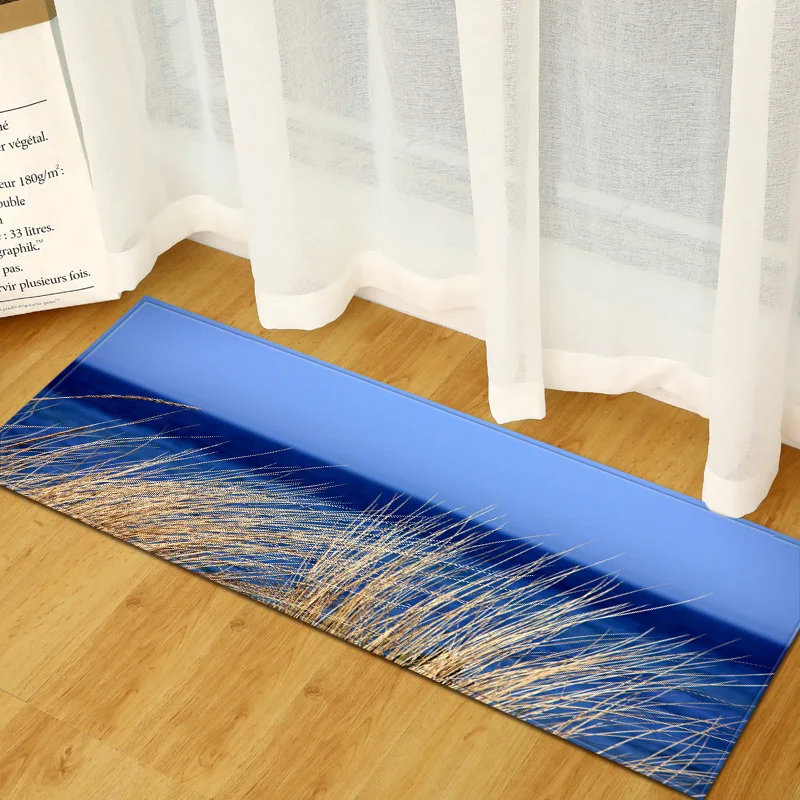 Кухонный коврик 3D нескользящий напольный для входной двери и туалета Мягкий
