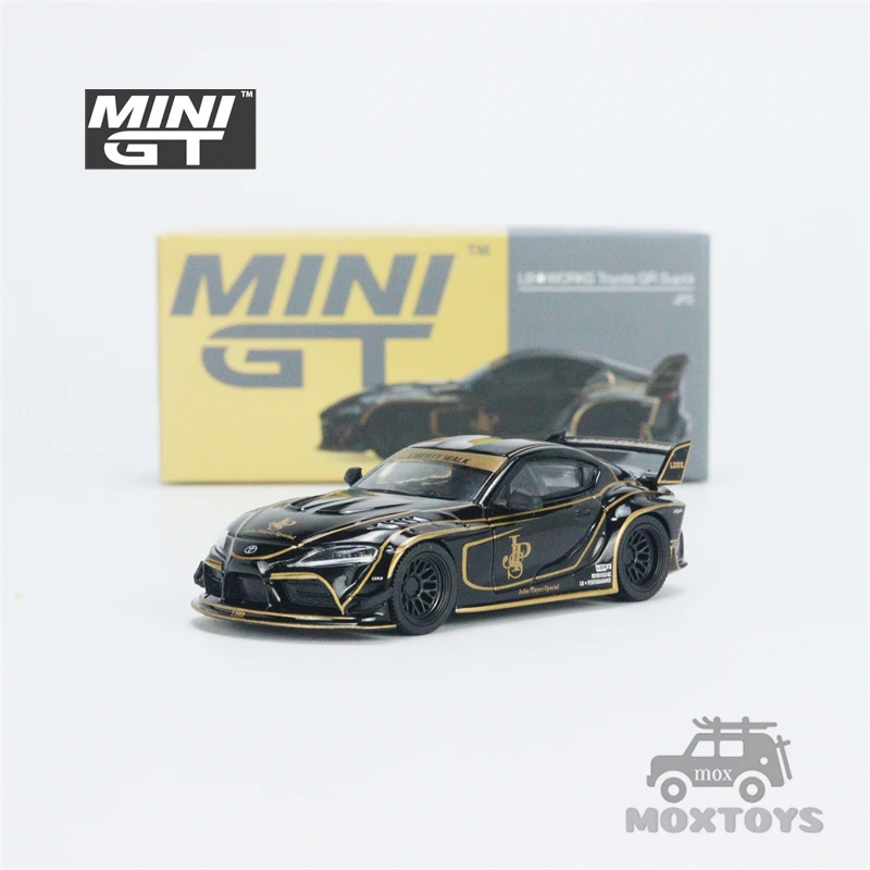 

MINI GT 1:64 LBWK LB WORKS Toyota GR Supra JPS RHD Diecast Model Car