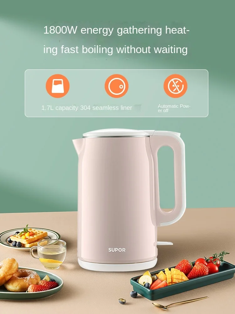 

Электрический бытовой чайник для кипячения, Автоматическое отключение питания, чайник для приготовления чая, большая емкость, изоляционны...