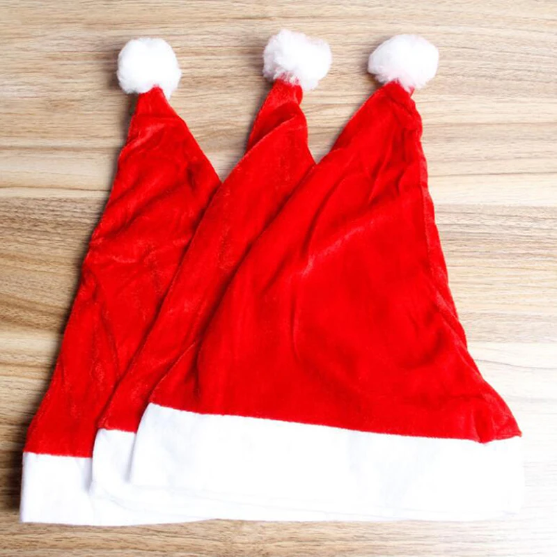 

New Year Christmas Hat Adults Kids Christmas Decorations For Home Xmas Santa Claus Gifts Decor Winter Caps Eve Gift