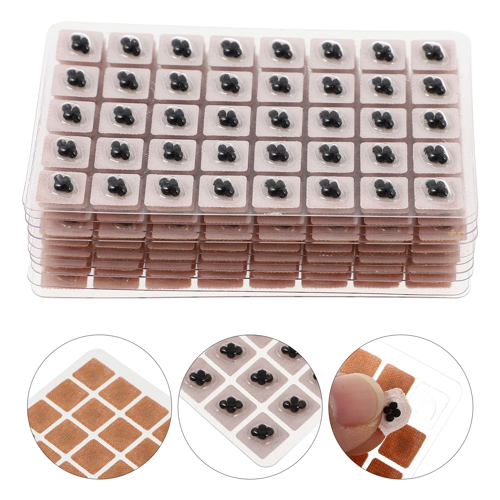 

400pcs Ear Bean Stickers Ear Acupoint Patches Ear Position Stickers