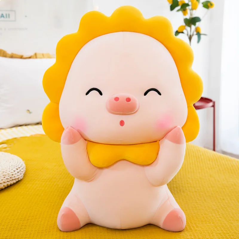 

Zqswkl 65/75/95 см kawaii Подсолнух свинка Кукла Плюшевая Игрушка милые куклы Детский подарок на день рождения Подушка обнимашки большие мягкие игру...