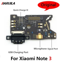 new original usb charging port plug dock connector board flex cable with full ic for xiaomi mi note 3 charging connector board
