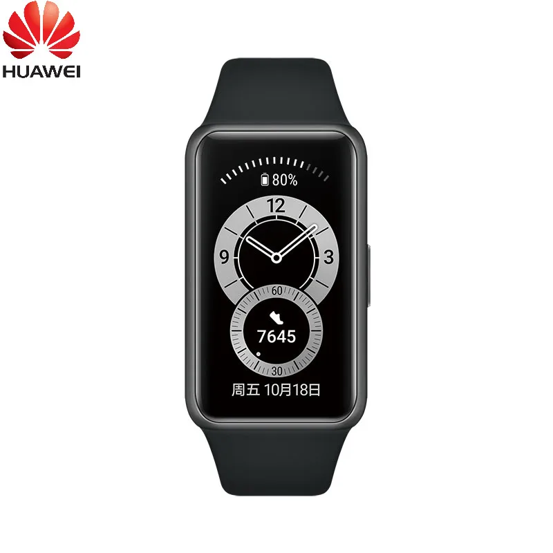 

Original Global Version Huawei Band 6 Smart Bracelet Sleep Tracking Smartband Blood Oxygen Heart Rate Monitoring