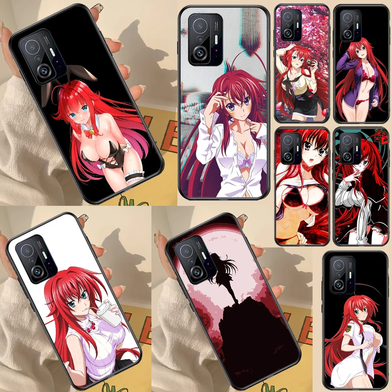 

Чехол Rias Gremory для старшей школы DxD для POCO X3 X4 Pro M4 M3 X3 GT F1 POCO F3, чехол для Xiaomi 12 11T Pro 12X Mi 11 Lite
