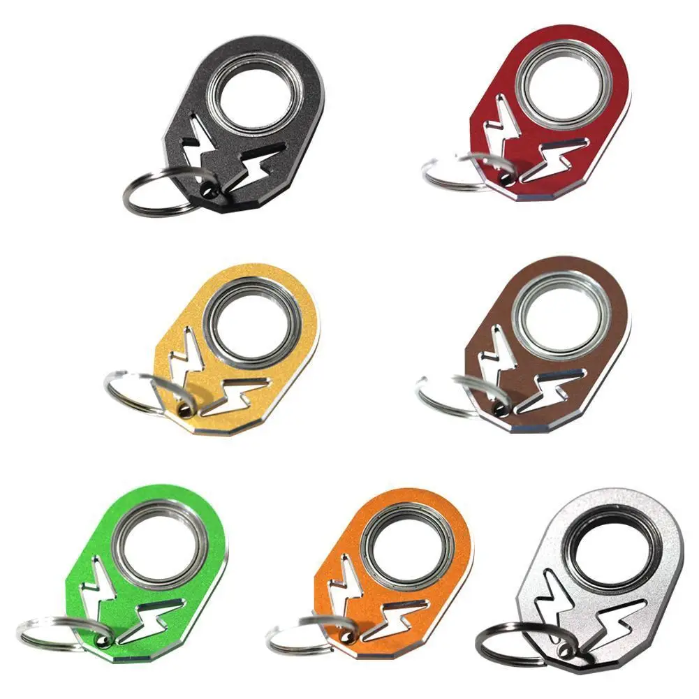 

Chain Spinner Anxiety Stress Relief Metal Fidget Boredom Relieve Spinning Ring Toys Gift Antistress Finger Party H7n5
