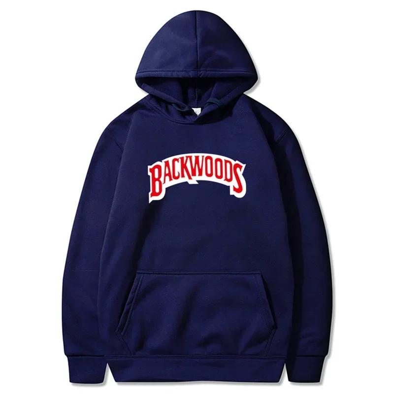 Забавная толстовка с принтом BACKWOODS мужская модная повседневная одежда свободная