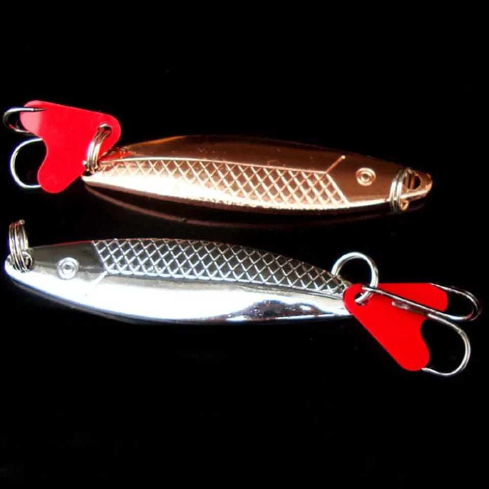 

2PCS/Lot 10g/8g/7g Metal Spinner Spoon Fishing Lure Hard Baits Sequins Noise Paillette Artificial Bait with Treble Hook