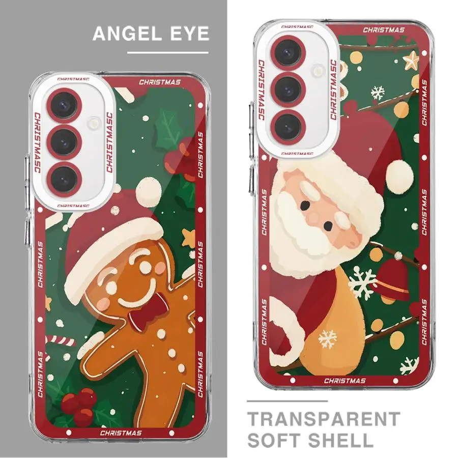 Чехол для телефона Клаус Лось Снеговик Рождественская елка Motorola Moto G73 G71 Edge 40 5G G22