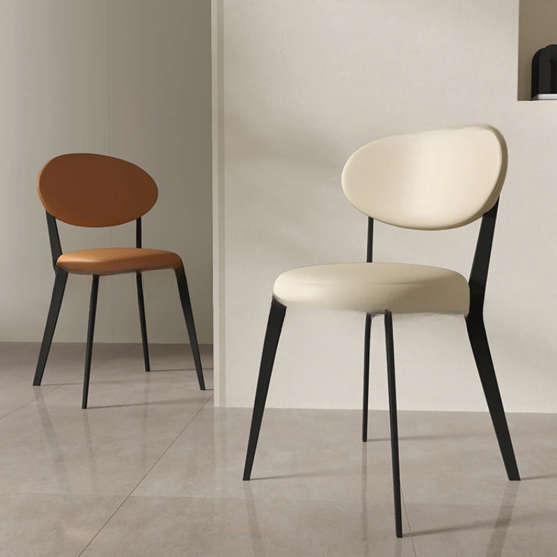 

Modern Nordic Restaurant Dining Chairs Living Room Metal Kitchen Ergonomic Dining Chairs Cafe Cadeira Home Furniture MR50DC