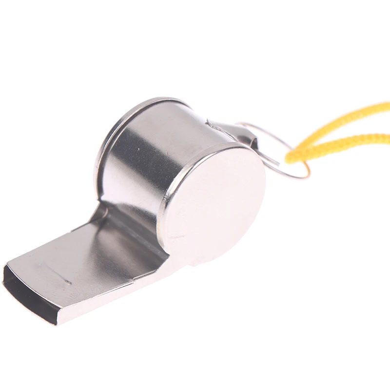 

Свисток из нержавеющей стали для оказания первой помощи, свисток для футбола, баскетбола, хоккея, бейсбола, спортивного судьи, свисток для в...