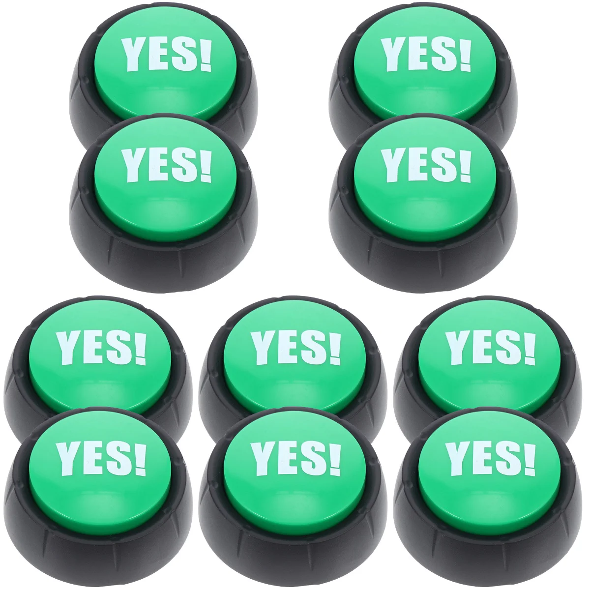 

10 pcs Sound Buttons Party Prank Sound Button Electronic Trick Button Toys(The Yes Button Type)