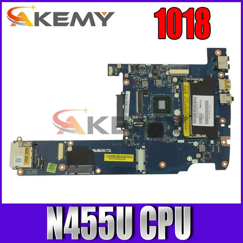 

CN-02XTM9 02XTM9 Laptop motherboard For DELL Inspiron MINI 1018 N455U Notebook Mainboard LA-6501P SLBX9 DDR3