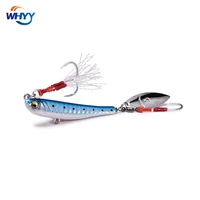 whyy metal vib fishing lures spinner spoon lures sinking vibration baits artificial sea fishing bass diving swivel baits