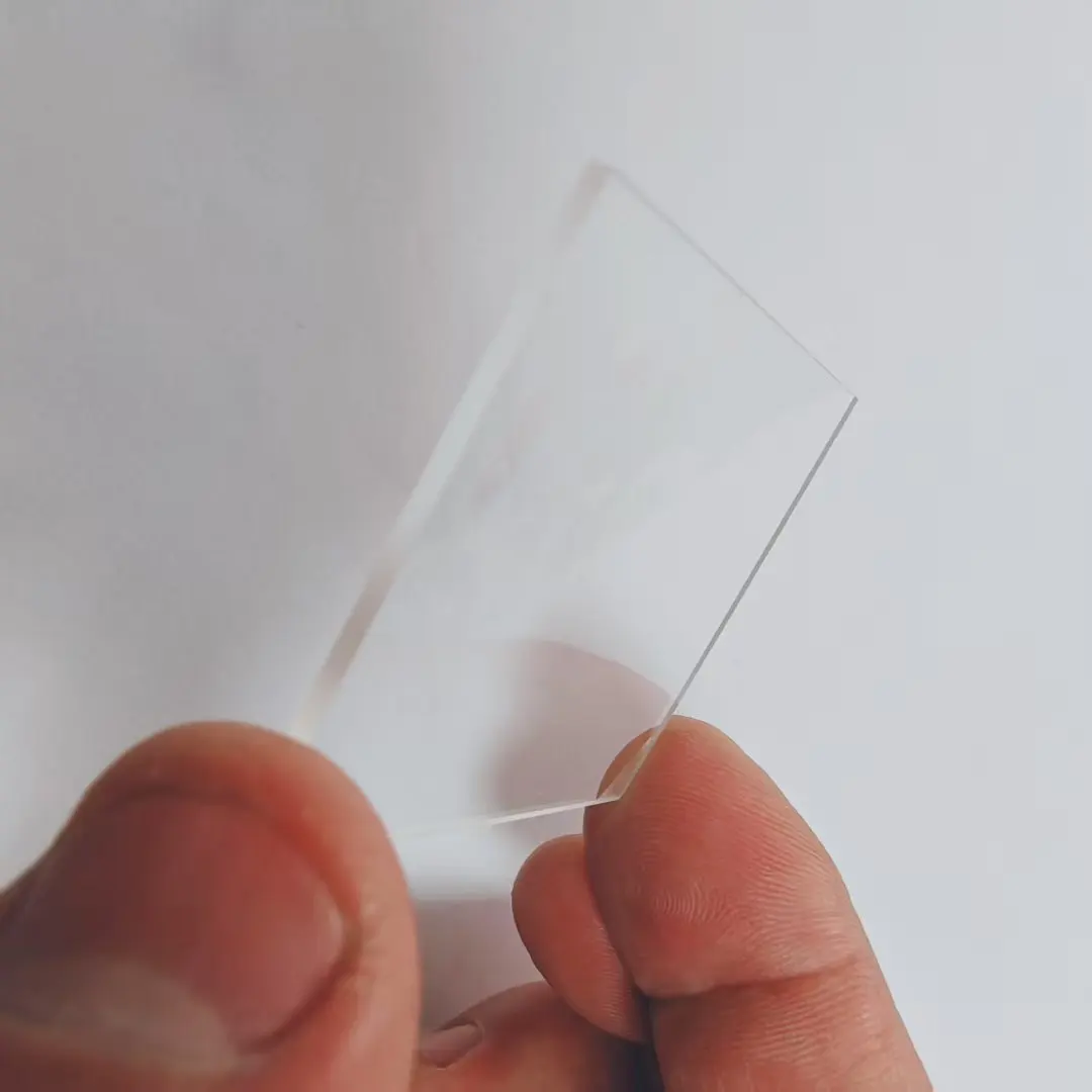 2 шт. общий размер 43x40x1 5 мм полный спектр прозрачное УФ-ИК-кварцевое стекло JGS2