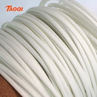 600 deg high temperature braided soft chemical fiber tubing insulation cable sleeving fiberglass tube 1m 1 25mm diameter