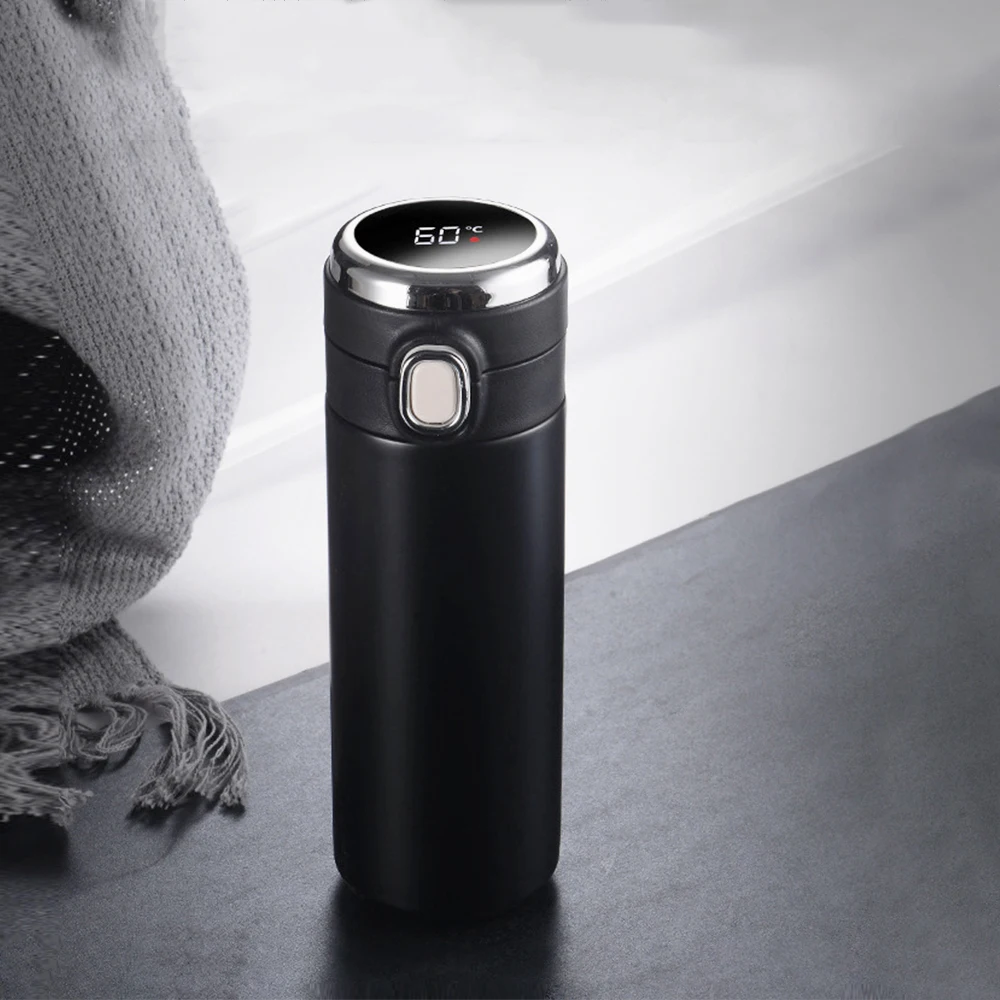 

Intelligent Digital Thermos Water Bottle Thermos Cup Display Temperature Stainless Steel Insulated Bottle 300ML
