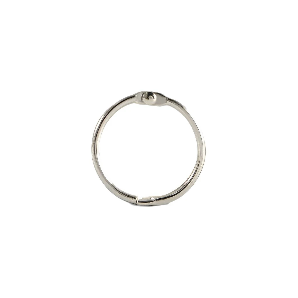 

50 Pieces Metal Binder Rings Book Hoops Notepad Keychain Scrapbook